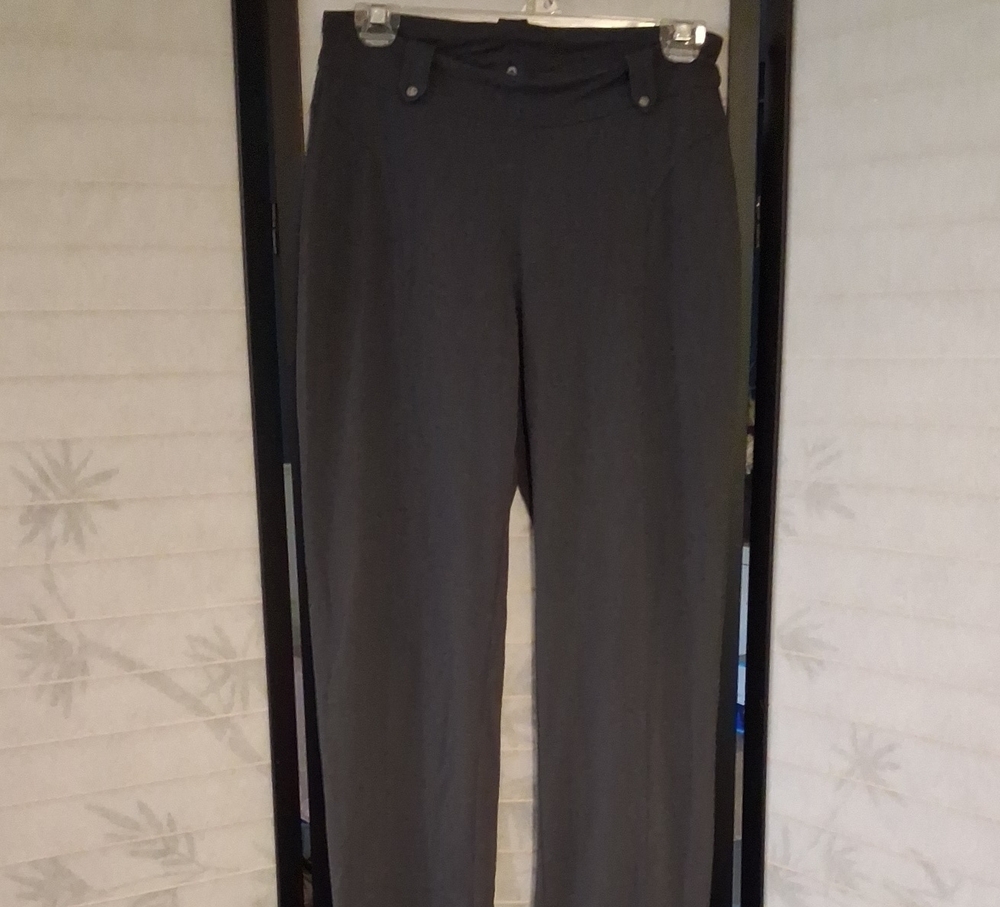 Athleta Black Athletic Leggings with Logo Tag